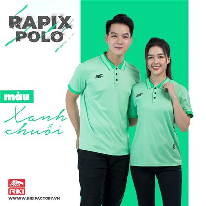 Áo Polo Riki Rapix Xanh Chuối